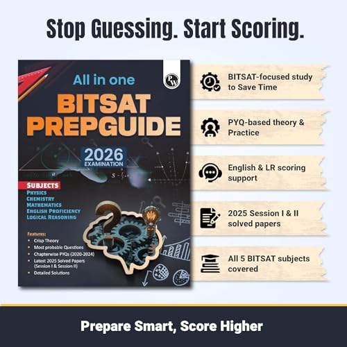 Image of PW BITSAT Book 2026 - All In One BITSAT Prep Guide | PCM + English Proficiency & Logical Reasoning | Crisp Theory | Chapterwise PYQs | Most Probable MCQs & Question Bank [Paperback]