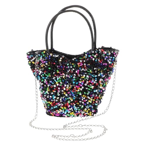 Pochette de soirée scintillante à chaîne convertible pour mariage
