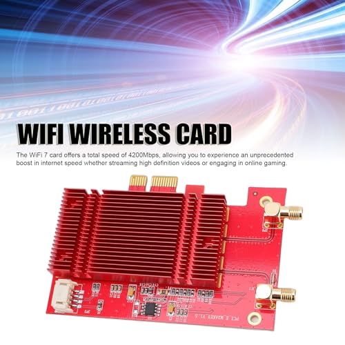 Carte Wi-Fi 7 PCIe avec antenne 10 DB pour un réseau PC stable et rapide - 3