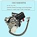 150cc Carburetor for GY6 4 Stroke Engines Electric Choke Motorcycle Scooter 152QMJ 157QMI with Intake Manifold