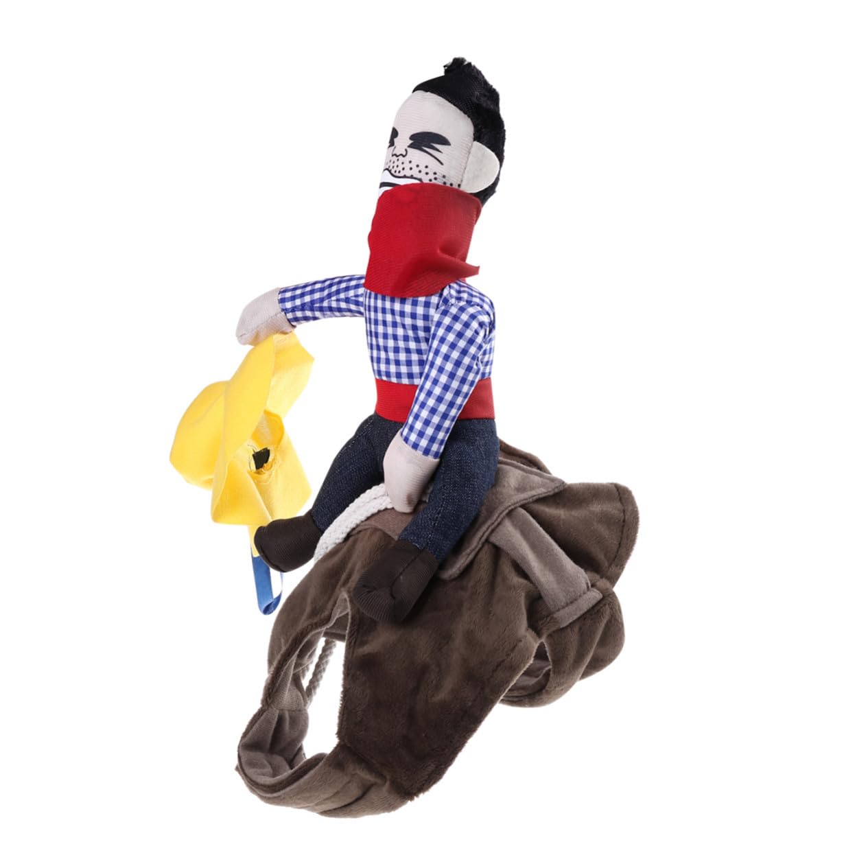 VICASKY 2 Pezzi Costume per Animali da Compagnia Cowboy in Denim Traspirante da Adatto per Cani come Pug Maltese Bulldog Francese e Corgi per Feste Halloween e Servizi