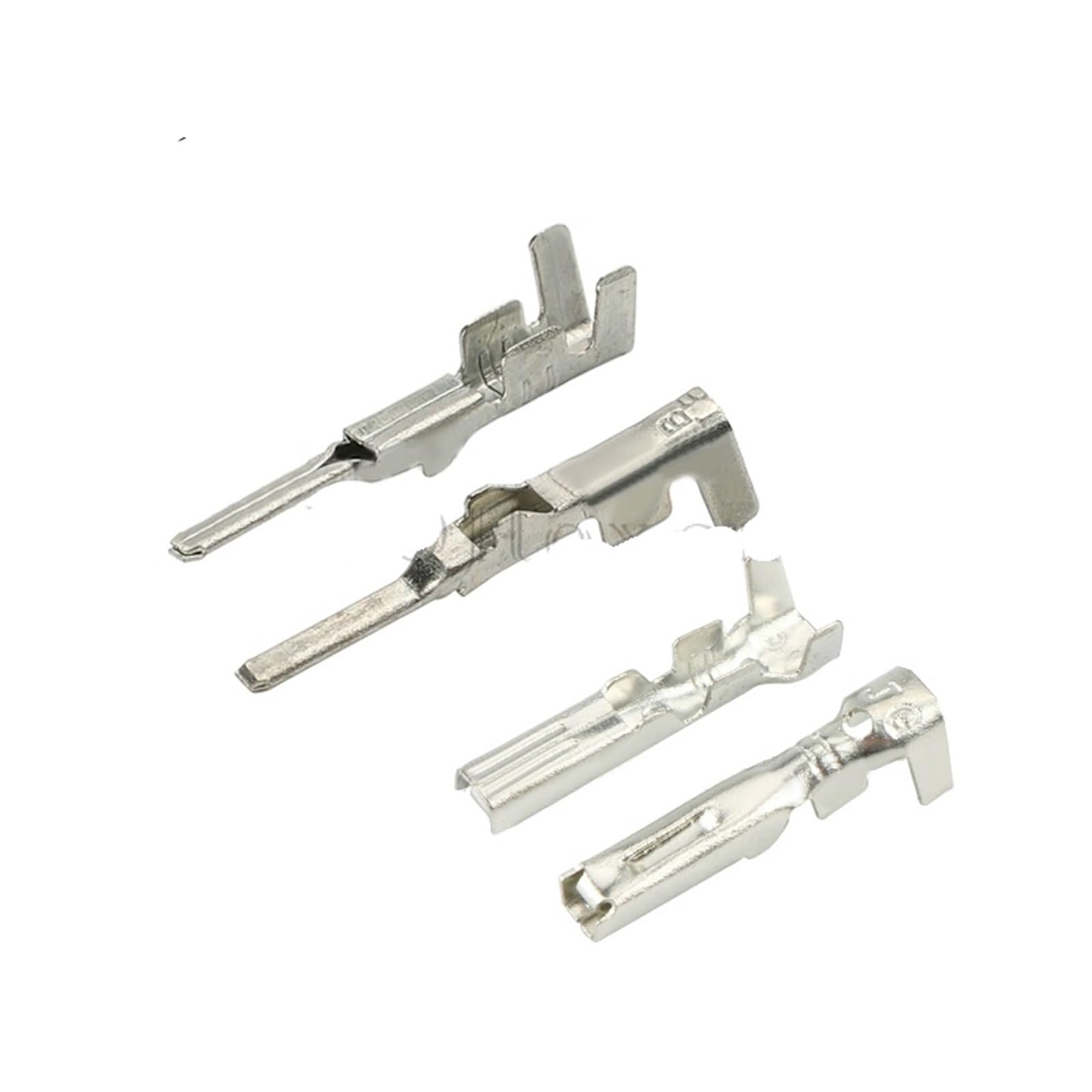 50/100/200/500/Pcs 1.5mm Tinned Copper Spring 282110-1 for Car Xenon Lamp Terminal HID Wiring DJ611-1.65A/DJ621-1.5B(Male Female,100 PCS)