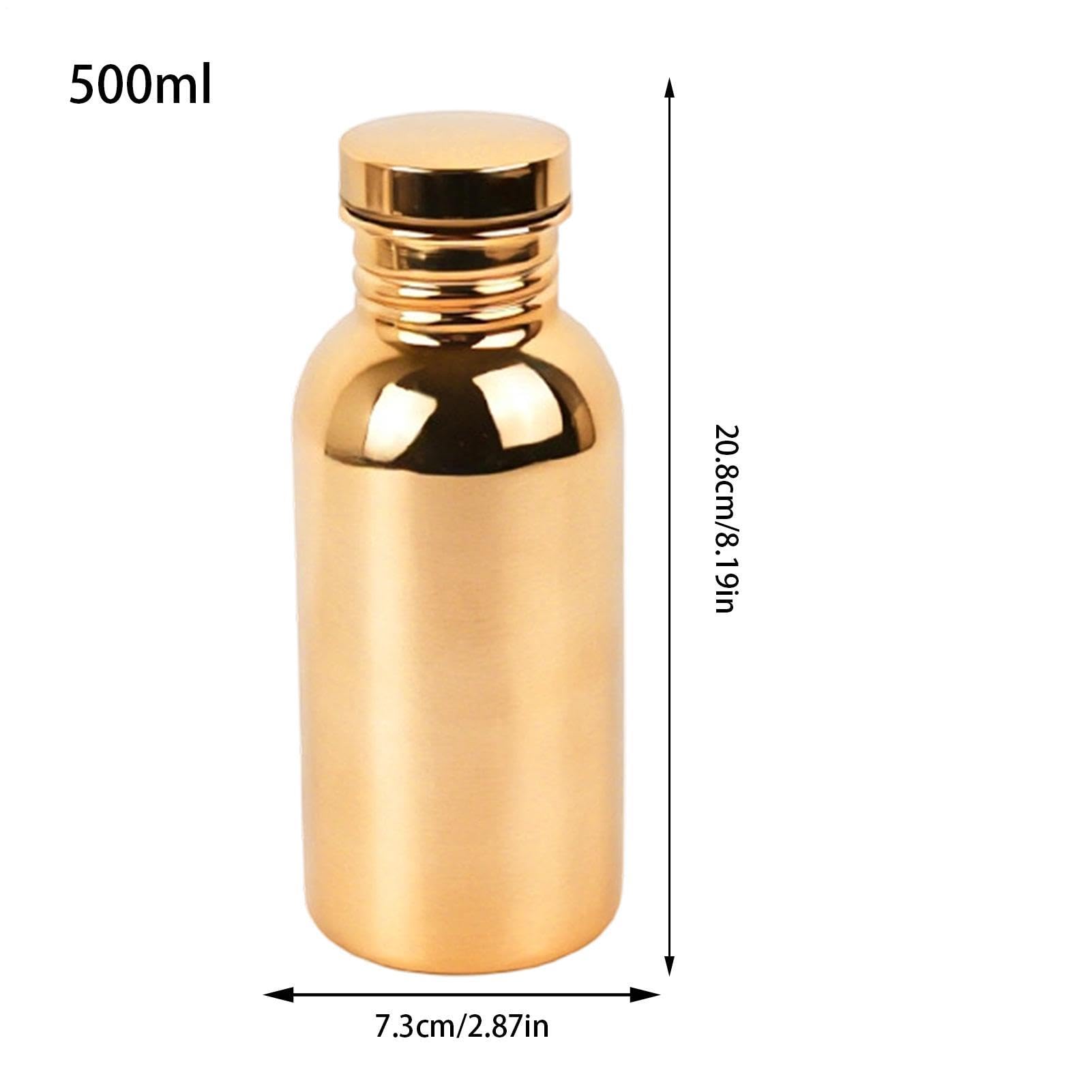 Sportflasche 500ml Edelstahl Undicht Wandern Getränkebehälter