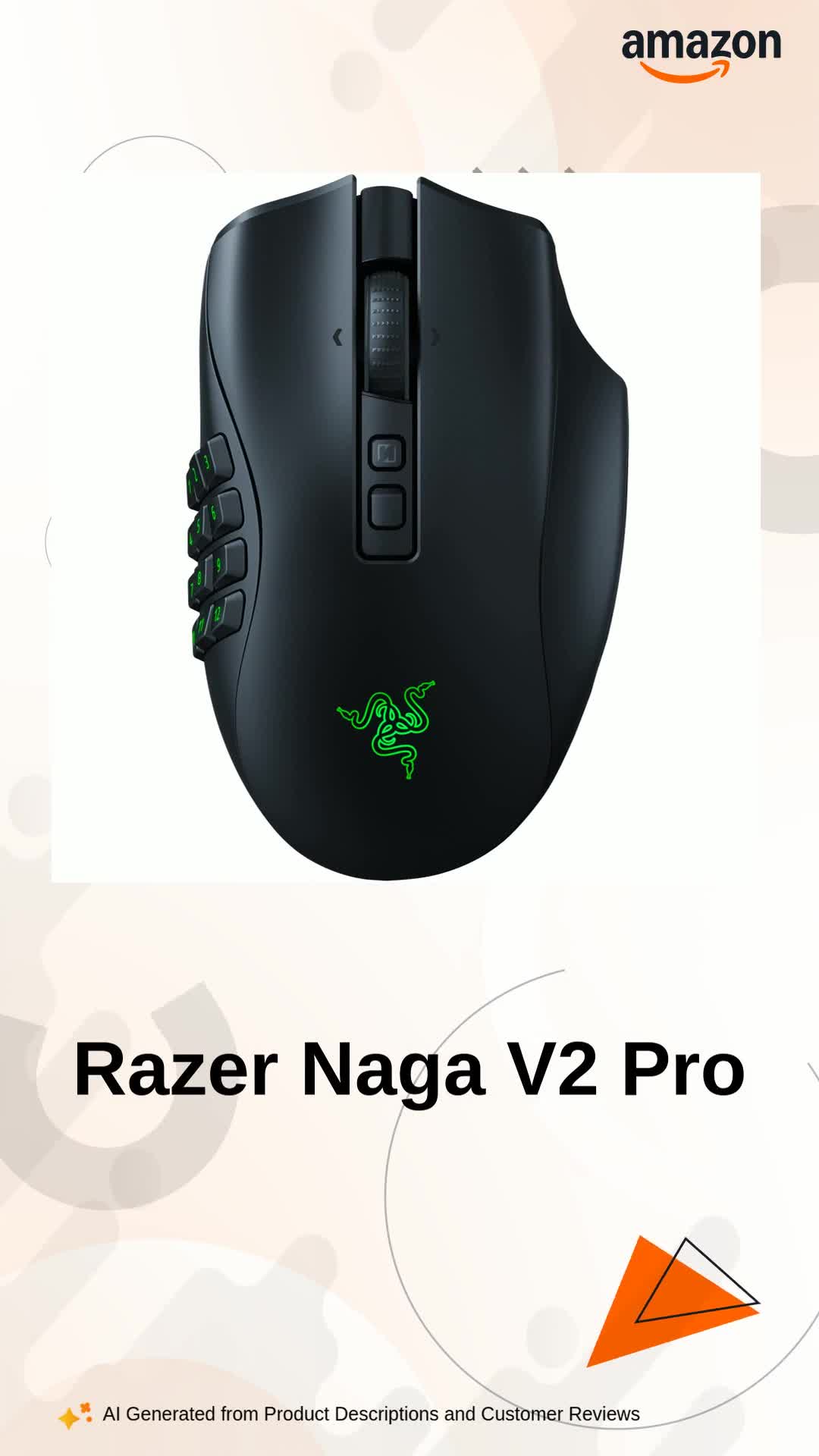 Razer Naga V2 Pro Wireless Gaming Mouse