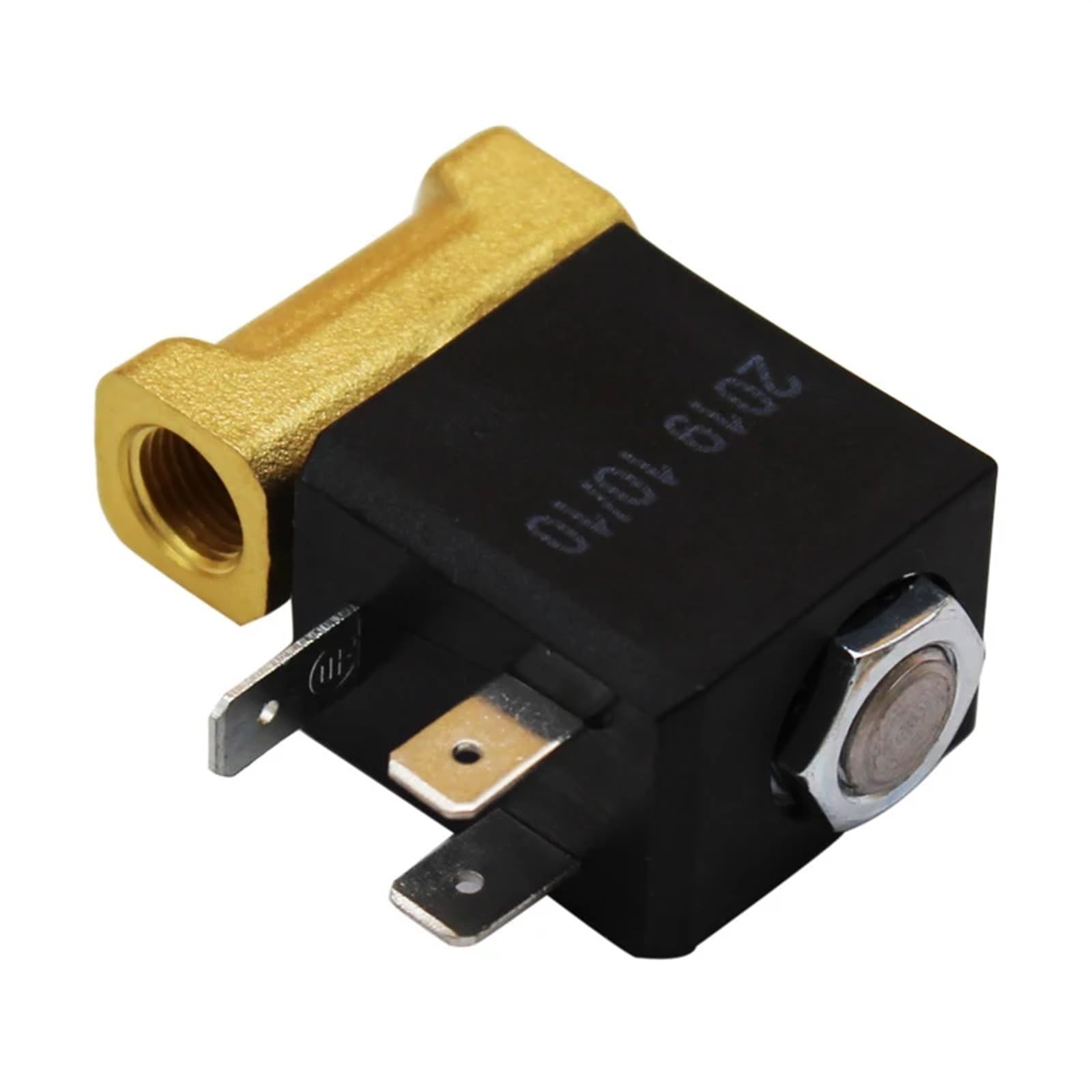 Électrovanne de sécurité électrique à gaz propane AC 220 V normalement fermée G1/8" avec raccords à compression Accessoires d'extérieur for gaz d'air