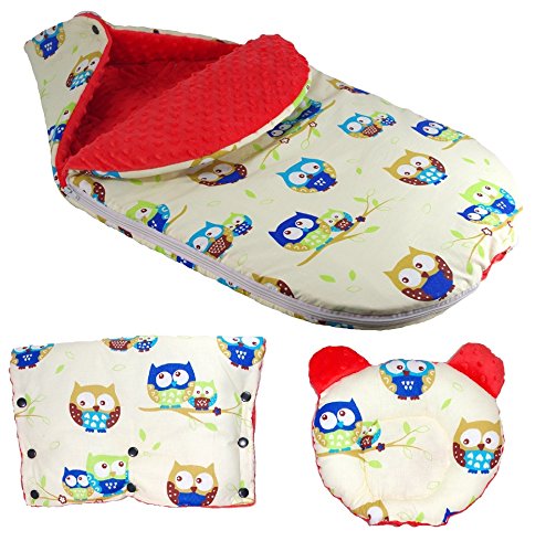 Baby Toddler Stroller cossytoes Buggy Liner Padded pram FOOTMUFF/HANDWARMER/PRAM Pillow (3 pcs Set M Size, 11)