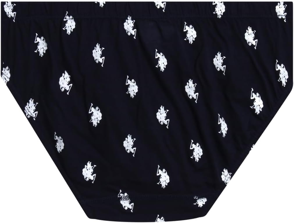 U.S. Polo Assn. Mens Underwear Briefs - 7 Pack Cotton Tag Free Low Rise Briefs Underwear for Men Pack with Contour Pouch - Image 5