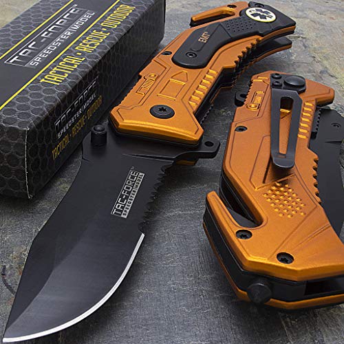 Snake Eye Tactical Magnum Assisted Opening Rescue Knife - EMT