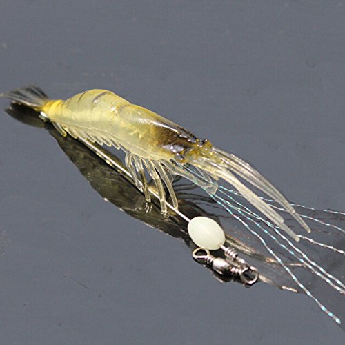 3pcs Soft Shrimp Fishing Lures with Hook Mixed