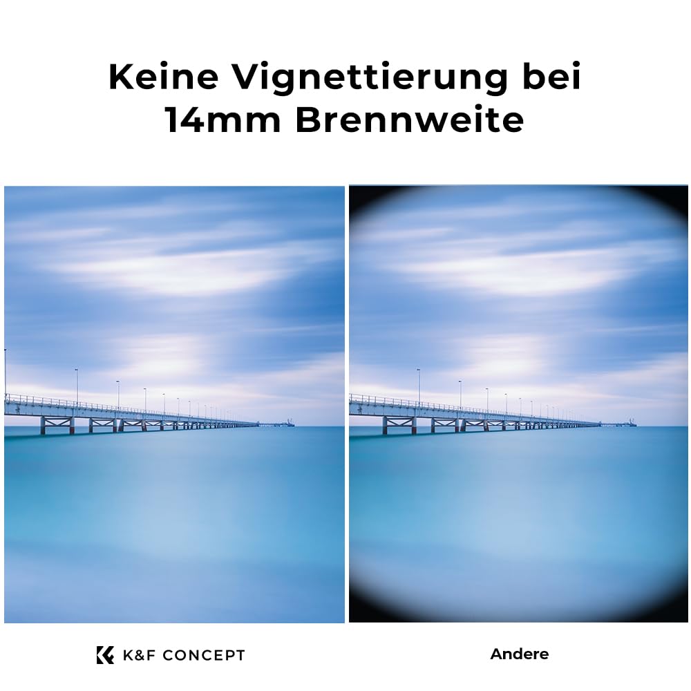 K&F CONCEPT Nano-X 77mm Graufilter ND1000 (10 Stop) ND Filter Slim Neutral Graufilter