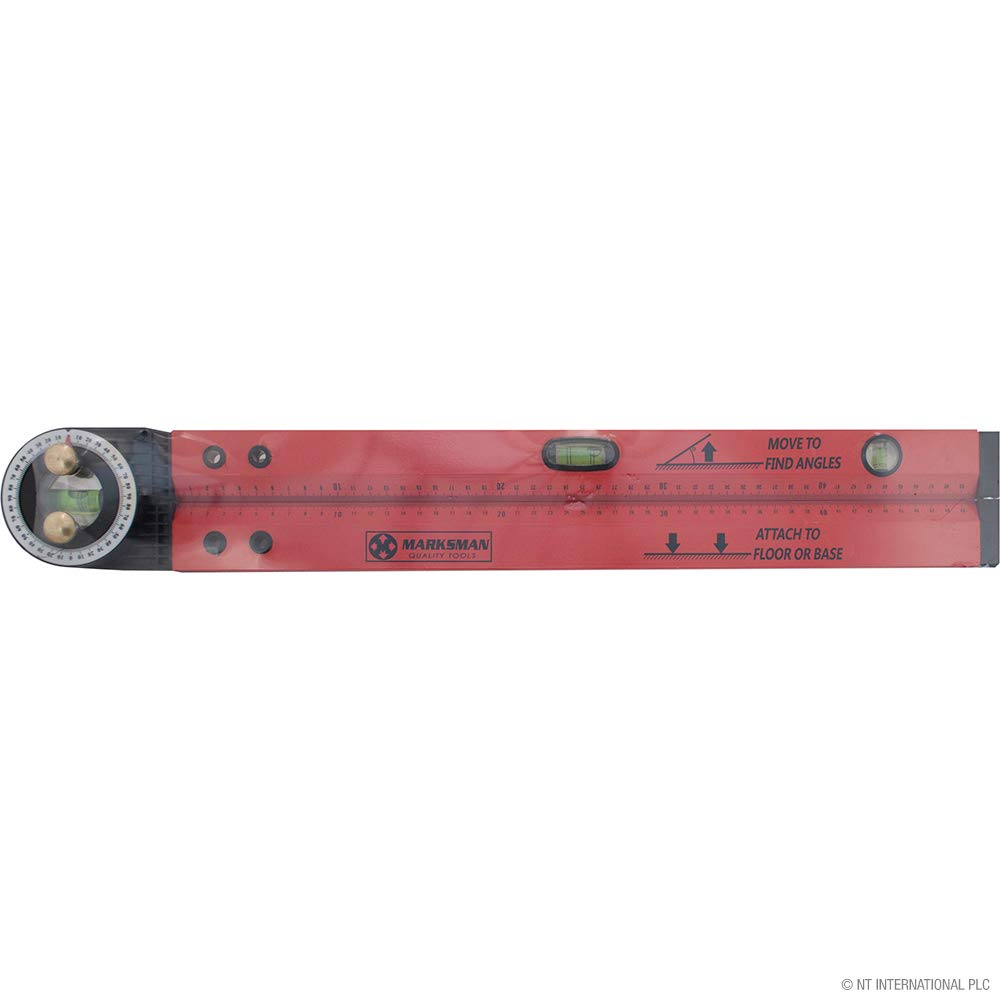 Bargaingalore Multi Function Ruler Angle Finder 60Cm W/Spirit Level Measuring Tool