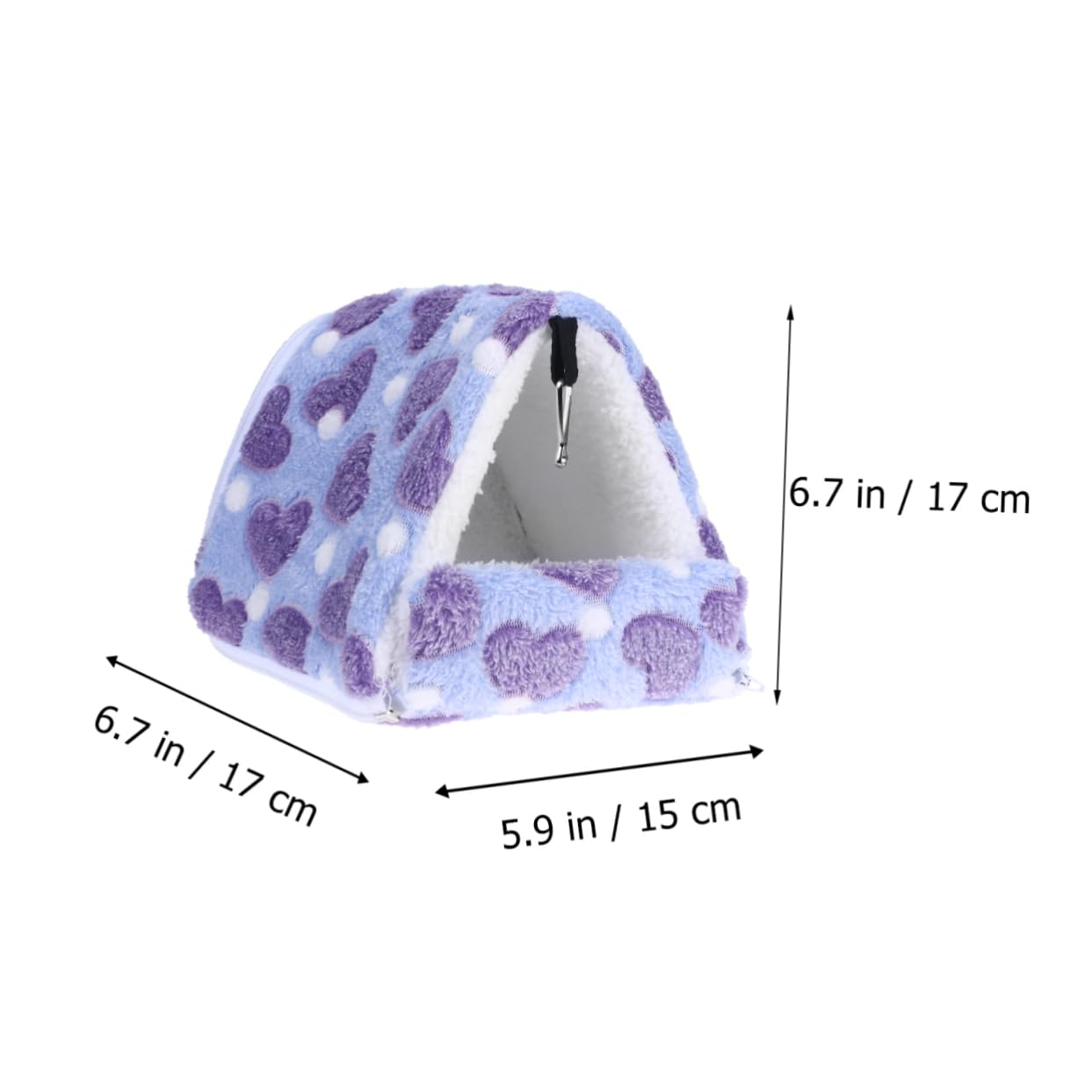 BESPORTBLE 2stücke Detachable Hamsterbett Für Kleine Tiere Warmes Baumwollnest Kreatives Haustierzubehör Für Hamster Und Igel Einfach Zu Reinigen Und Gemütlich