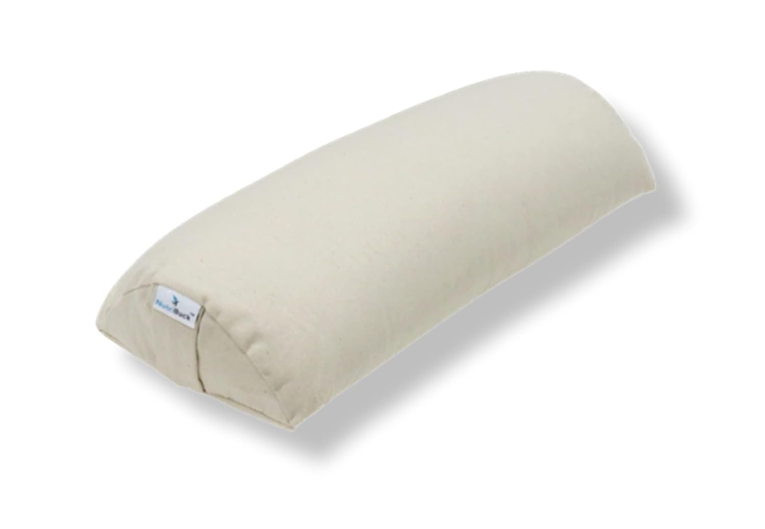 NutriBuck® Half Moon Pillow Bolster Buckwheat Hull Reduced Stress