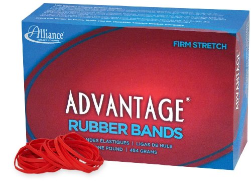 Alliance Rubber 96315 Advantage Rubber Bands Size #31, 1 lb Box Contains Approx. 850 Bands (2 1/2