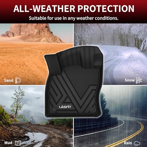 Image of LASFIT Floor Mats for Volkswagen VW Tiguan 2018-2024, 5-Seat