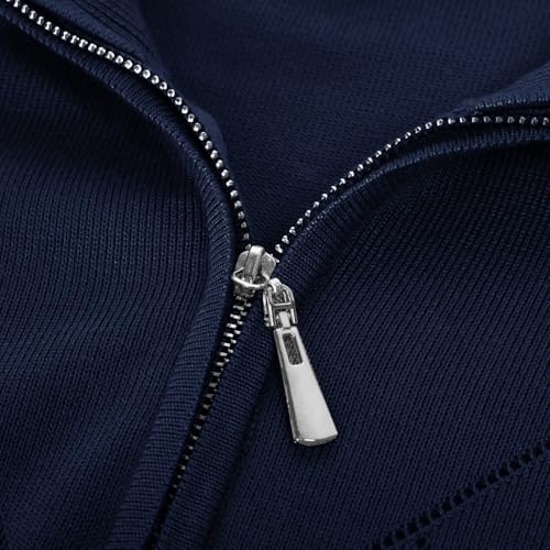 Image of JACK SMITH Quarter Zip Pullover Sweaters for Womens, Rib Polo Sweater Tops