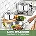 3 Ply Stainless Steel 11-Piece Cookware Set with Lids, Pots and Pans Kitchen Set, Non-Toxic, Induction, Oven, Dishwasher Safe, Professional Chef Quality