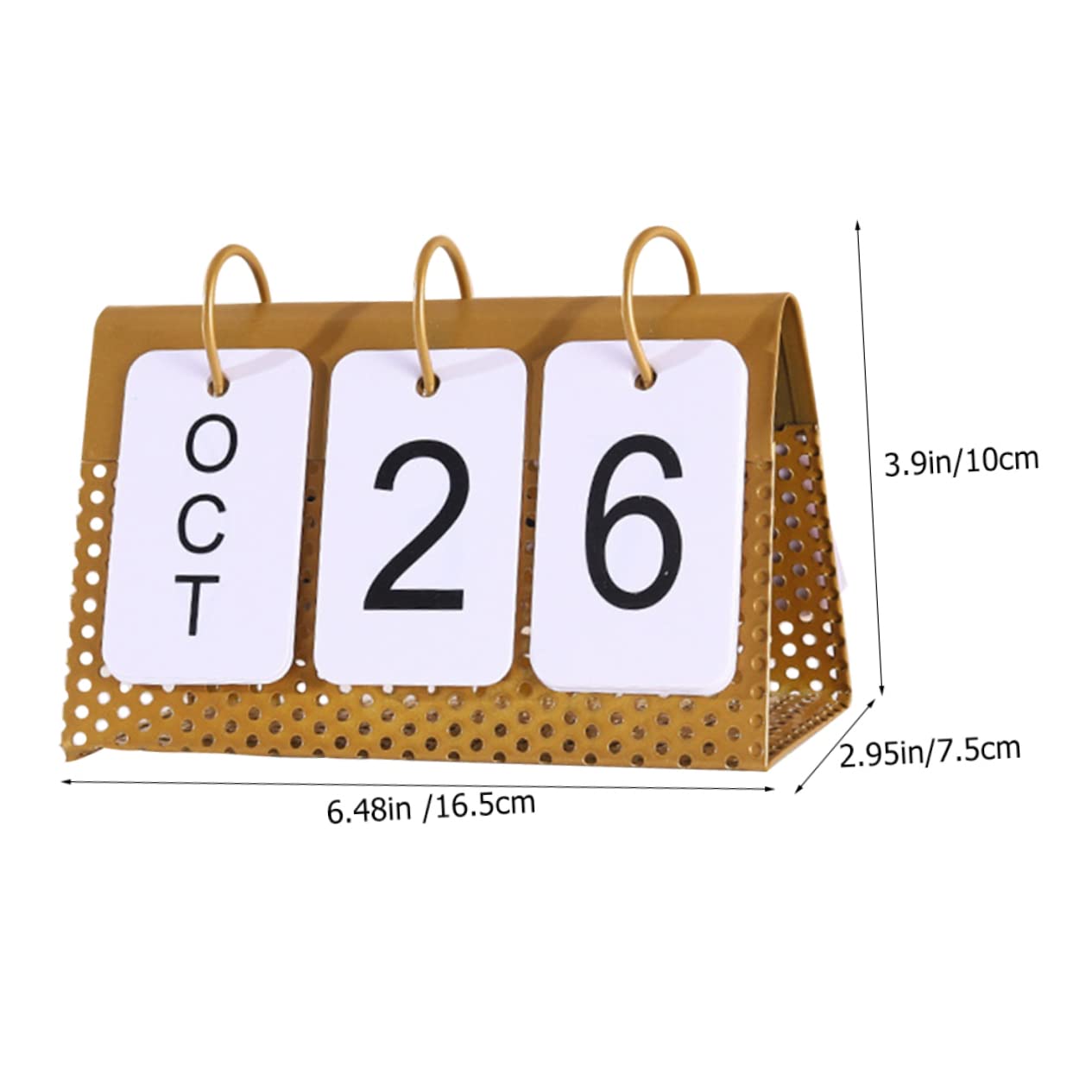 Abaodam 2pezzi Calendario Da Tavolo Metallo Planner Mensile Con Spirale Design Moderno Per Ufficio e Casa Stabilità e Facilità Di Utilizzo Decorazione Elegante Per Scrivania