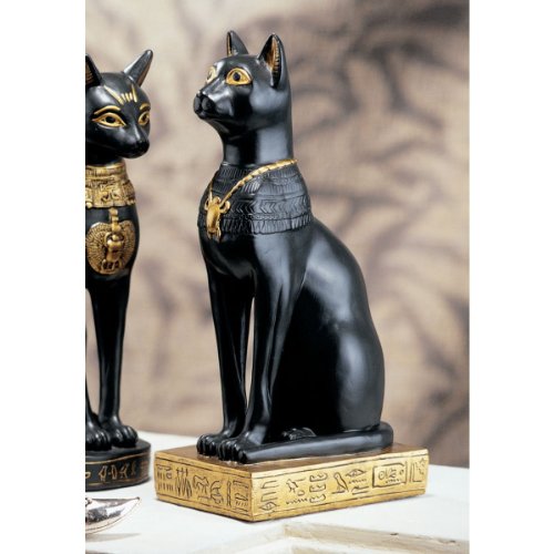 Figura Estatua Diosa Gato Bastet Egipcia 8 Pulgadas miniatura 6