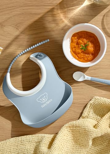 BabyBjörn Baby Feeding Set, 3 pcs, Powder Blue, Powder Green - Image 3