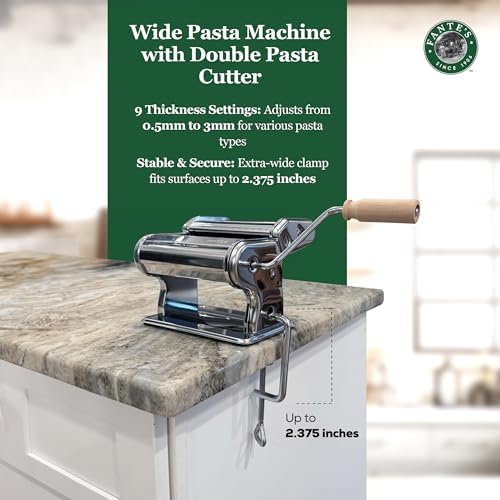 Fante’s Double Cutter Classic Pasta Maker thumbnail 6