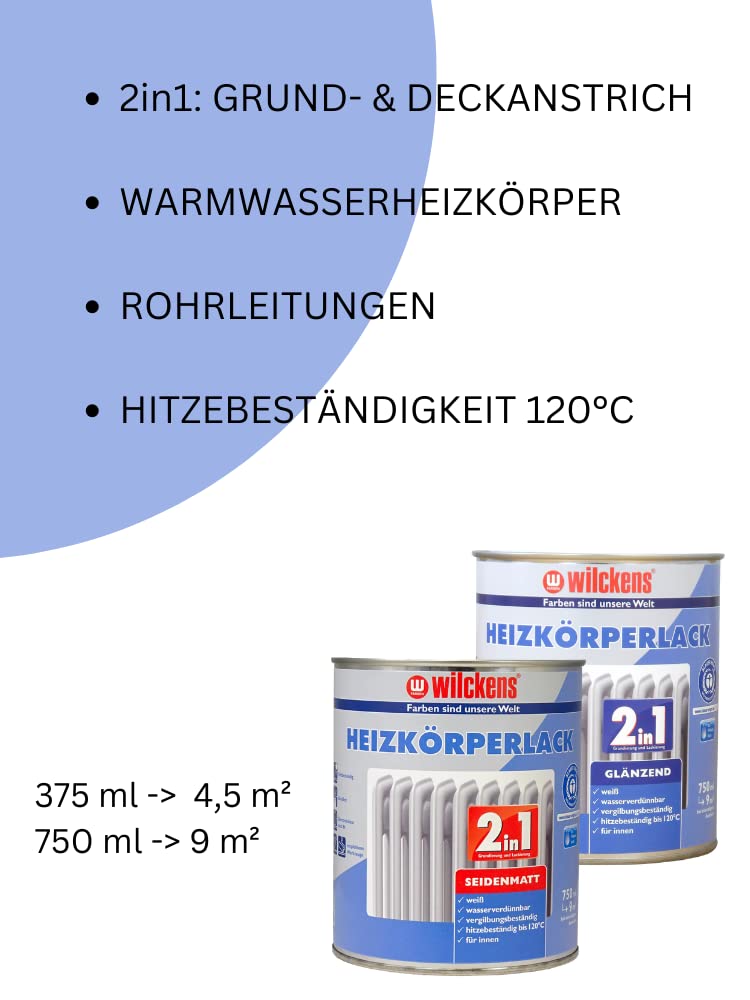 WILCKENS 2 X 750 Ml Vernice Per Porte E Finestre 2in1 Lucida - Foto 10