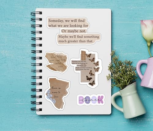 Image of LERITO Vintage Vinyl Stickers Pack, 50 Pieces, Waterproof Self Adhesive Decals for Laptop, Journal, Guitar, Mobile Phone, Multicolor
