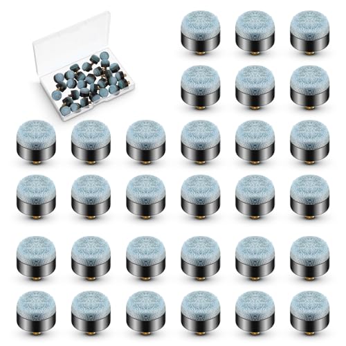 30 Stück Billard Queue Spitzen Ersatz Schraub 12-13 mm Billard Queue Zubehör Set Tipps Ersatz-Schraubspitzen Billardqueues Spitze für Billardstöcke Snooker Pool Queues 30 Stück Billard Queue Spitzen Ersatz Schraub 12-13 mm Billard Queue Zubehör Set Tipps Ersatz-Schraubspitzen Billardqueues Spitze für Billardstöcke Snooker Pool Queues