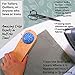 Cottage Lane Hardwood Tailors Clapper, Quilters Pressing and Seam Flattening Tool with Pin Cushion and 6 in Scale