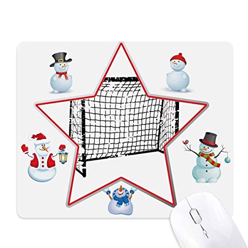 Tapis de souris Noël bonhomme de neige grand format pour bureau gaming foot