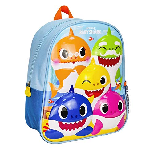 CERDÁ LIFE S LITTLE MOMENTS Infantil  Mochila 3D de Baby Shark Licencia Oficial Nickelodeon