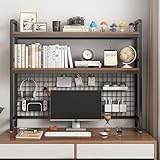 Design optimisé : Conçu spécialement pour les plans de travail tels que les bureaux d'ordinateur et les bureaux universitaires. Le panneau perforé innovant au dos vous permet d'accrocher des notes autocollantes et des accessoires essentiels du quotidien, les gardant toujours à portée de main. Cette solution pratique vous permet de garder votre espace de travail organisé et rangé, améliorant ainsi votre efficacité et votre productivité. Idéal pour les bureaux à domicile et les espaces d