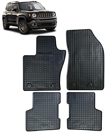 TAPPETI - TAPPETINI IN GOMMA 3D TPE NERI PER JEEP - Foto 8