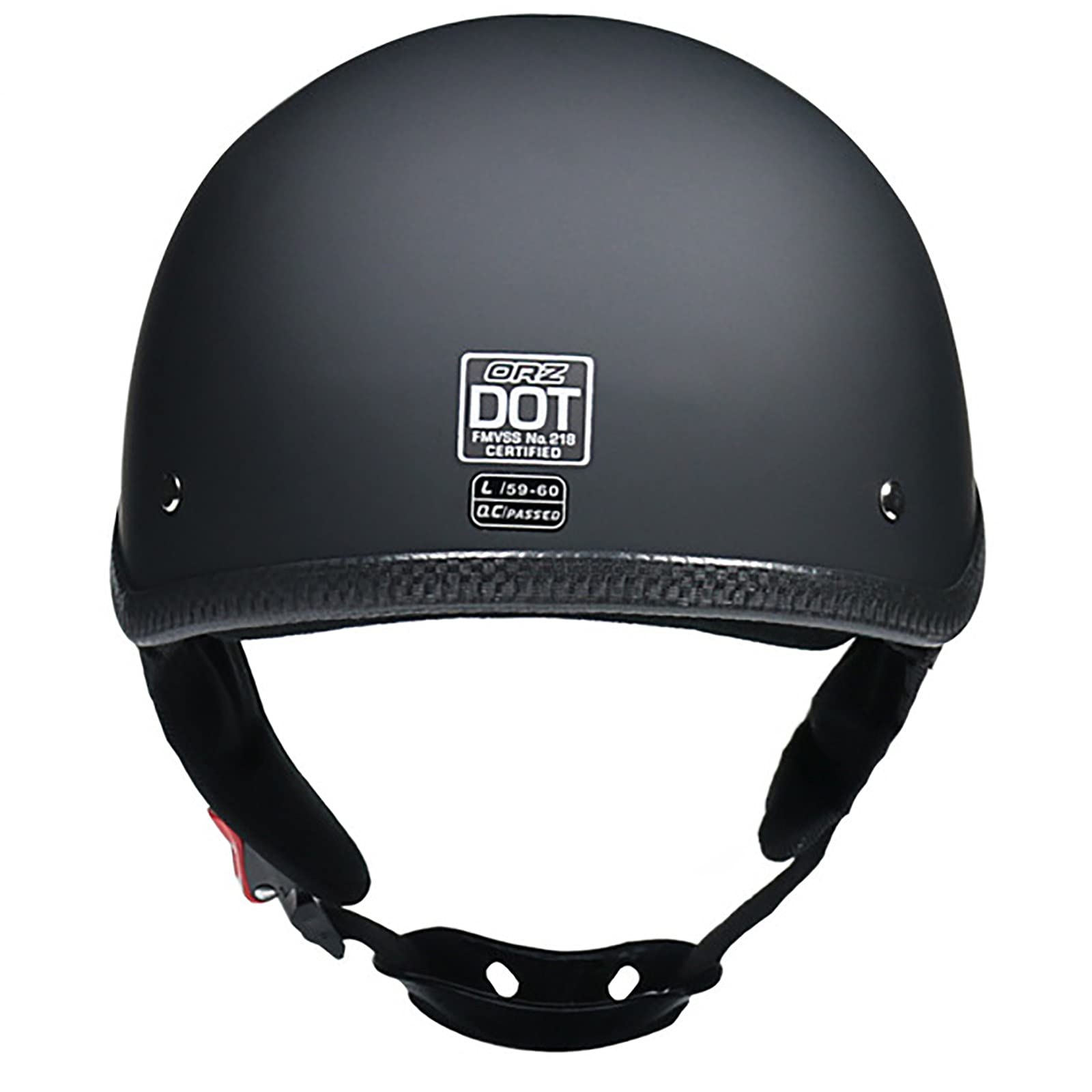 Half Shell Motorhelm DOT Goedgekeurd Duitse Stijl Straat Fiets Half Helm Mannen Low Profile Retro Motorbike Half Helm Met Quick Release A,L Half Shell Motorhelm DOT Goedgekeurd Duitse Stijl Straat Fiets Half Helm Mannen Low Profile Retro Motorbike Half Helm Met Quick Release A,L