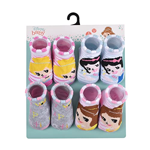 Disney Princess Baby Girls' Multi-Pack Quarter Socks2