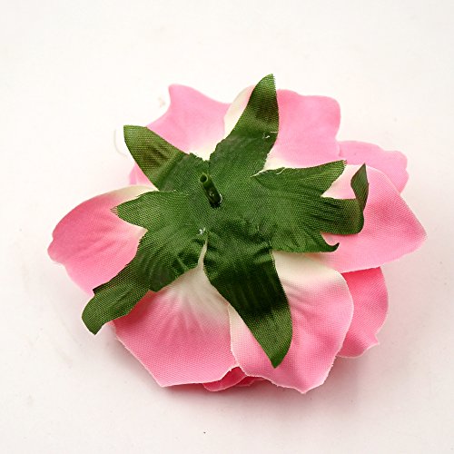 Artificial Flowers Fake Flowers Big Silk Flowers Blooming Fake Roses Head Wedding Decoration Diy Party Festival Home Decor Wreath Gift Scrapbooking Craft Fake Roses Flowers Decor 8Pcs 10Cm (Burgundy) #TOP2