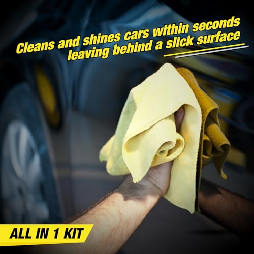 Image of Wavex Hybrid-X Waterless Car Wash, Spray Wax, Rinse Aid and Quick Detailer Concentrate(5L) Car Cleaning Spray | Dilutes 20 Times with Water