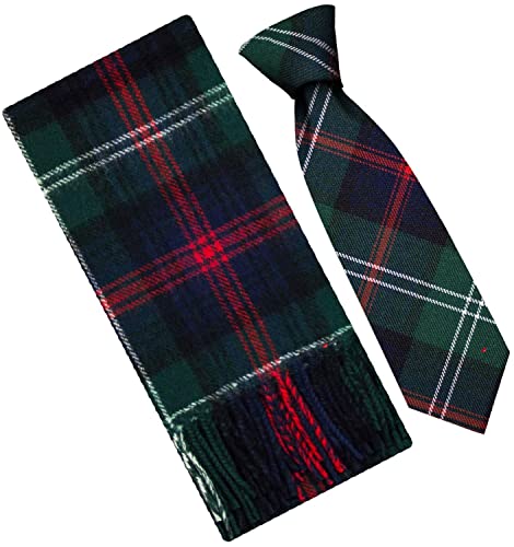 Écharpe et cravate en laine Sutherland tartan par I LUV LTD