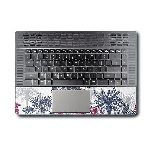 Image of MightySkins Carbon Fiber Skin Compatible with Alienware X16 R1 (2023) Full Wrap Kit - Tropical Jungle | Protective, Durable Textured Carbon Fiber Finish | Easy to Apply | Made in The USA