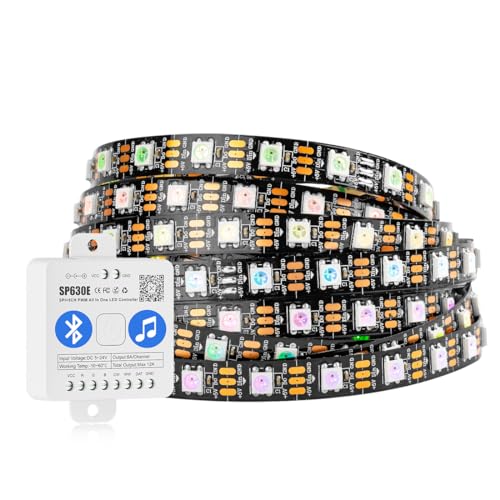 Tira LED RGB Direccionable 16.4 pies 300 LEDs BTF-LIGHTING miniatura 1
