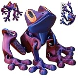 Decoración de Rana magnética, Decoración De Ranas Articuladas Impresas En 3D, Divertidas Ranas Magnéticas, Imán Rana para con múltiples articulaciones, para decoración del hogar, Escritorio