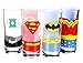 Justice League - Character Glass Tumbler Set