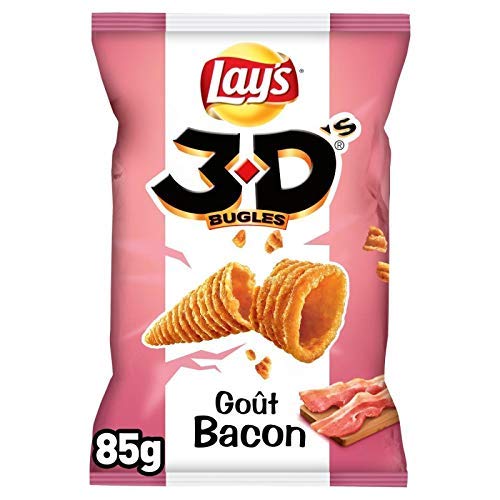 LAY'S – Bacon 3D'S, 85 g, 2 unidades