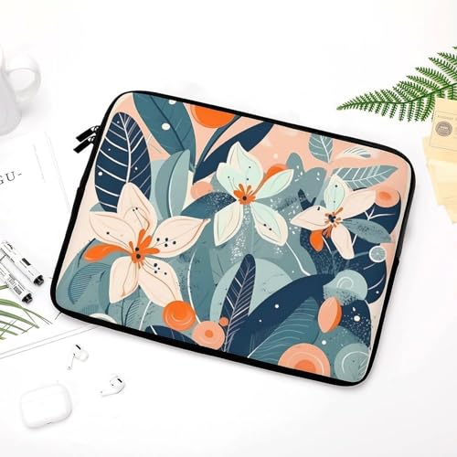 Funda para laptop 15 pulgadas flores y hojas miniatura 5