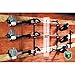 Buyers Products LT12 Landscape Trimmer Edger Locking Rack for Enclosed Trailers & Walls, Made In The USA, Holds 3 Yard Lawn Weed Whackers Tools, Trimmer Holder for Landscape Trailers