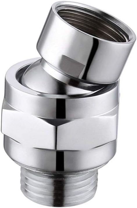 Stainless Steel Brass Diverter Shower Valve Shower Adapter Bathroom Water Separator Swing Adjustable Bathe Accessories