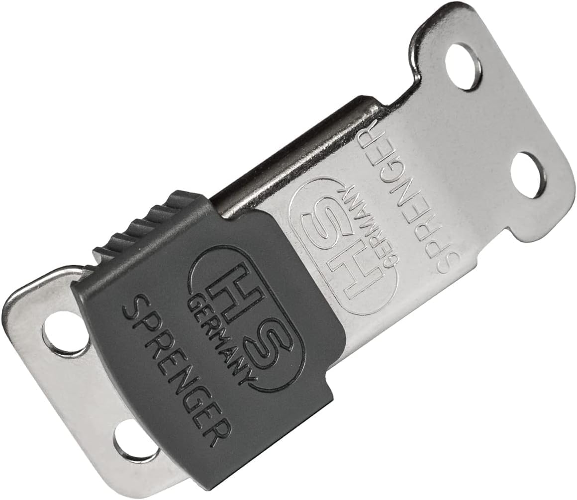 ClicLock Fastener Stainless Steel Buckle for Prong Dog Training Collar & Quick Release with Easy Buckle for Small Medium Large Dogs (4.0mm)
