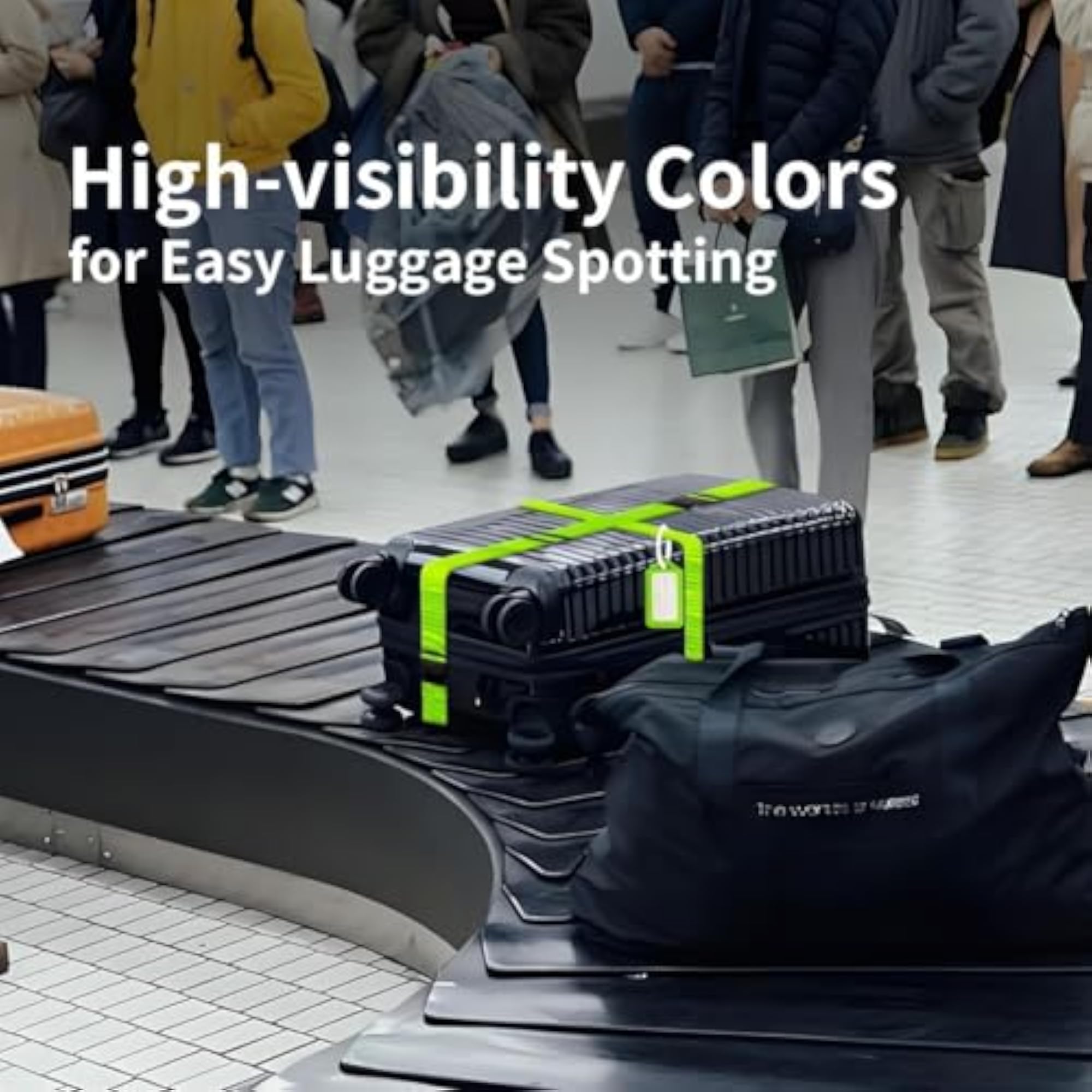 Adjustable Nylon Luggage Straps Belt, TSA Approved