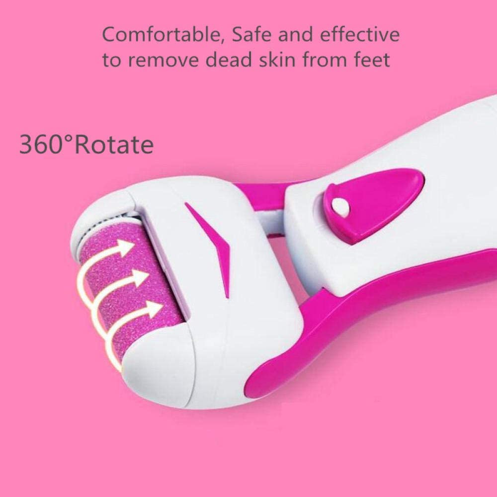 Lima per Piedi Piedi Professionali Ricaricabili elettrici Rimozione della Pelle Morta Lima per Peeling del Piede elettrica Rimozione della Pelle del Tallone Pedicure per la Cura dei Piedi