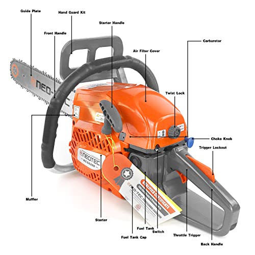 NEO-TEC 62CC Gas Chainsaw 20 Inch